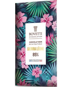 Bovetti Шоколад темний 85% Какао з Сьєрра-Леоне органічний 80 г
