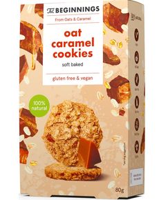 The Beginnings Печиво вівсяне з карамеллю безглютенове 80 г