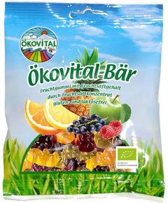 Okovital Желейки Ведмедики безглютенові органічні 80 г