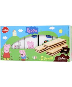 Delser Вафлі з шоколадним кремом Свинка Пеппа 225 г