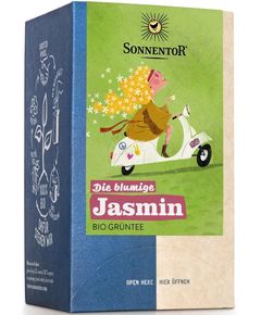 Sonnentor Чай зелений Жасмін органічний пакет 27 г