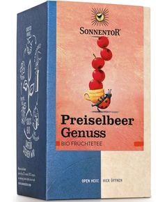 Sonnentor Чай фруктовий Журавлинова Насолода органічний пакет 50,4 г