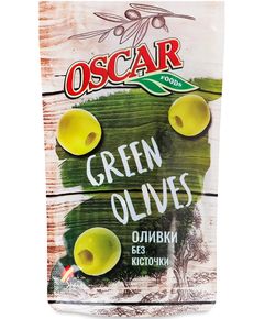 Oscar Оливки зелені без кісточки 185 г