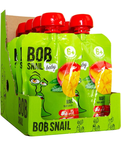 Bob Snail Пюре фруктове дитяче Манго упаковка 10шт*90 г