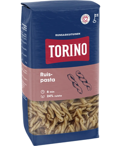 Макарони цільнозернові пшенично-житні Torino 500 г