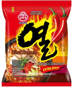 Ottogi Локшина Рамьон Йоль екстра-гостра 120 г