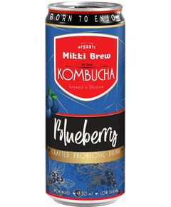 Mikki Brew Комбуча Чорниця ж/б 330 мл