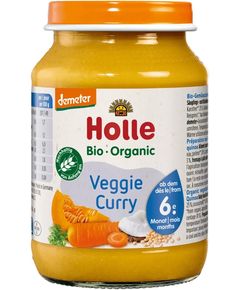 Holle Пюре овочеве від 6 місяців Вегетаріанське Каррі органічне 190 г