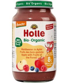 Holle Пюре фруктове від 8 місяців Лісові Ягоди-Яблуко органічне 220 г