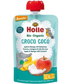 Holle Пюре фруктове від 8 місяців Яблуко-Манго-Кокос Croco Coco органічне 100 г