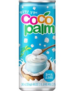 Напій Coco Palm з йогуртовим смаком і шматочками суфлейного кокосу 240 мл