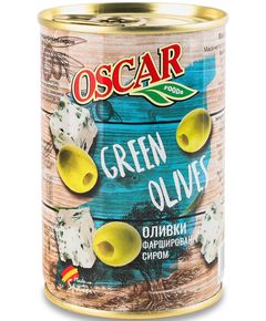 Oscar Оливки зелені фаршировані сиром 300 г