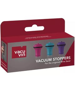 Vacu Vin Набір пробок-стопперів вакуумних для зберігання вина 3 шт.