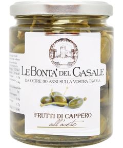 Le Bonta del Casale Плоди каперсів у винному оцті 314 мл