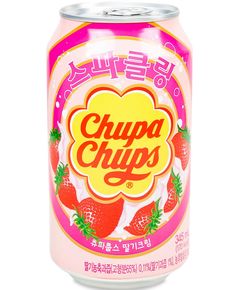 Chupa Chups Напій Полуниця-Вершки газований 345 мл