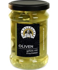 Kasemacher Оливки зелені фаршировані сиром 250 г