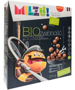 Milzu Сухий сніданок кульки житні з какао органічний 200 г