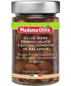Madama Oliva Оливки чорні Леччіно без кісточки 290 г