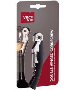 Vacu Vin Штопор чорного кольору 3в1