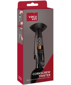 Vacu Vin Штопор чорного кольору Twister