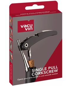 Vacu Vin Штопор чорного кольору 3в1