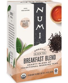 Numi Чай чорний Суміш для сніданку органічний пакет 36 г