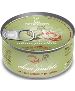 Delicanto Паштет з качиної печінки з в'яленими томатами 100 г