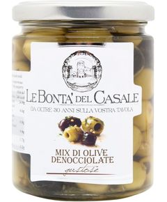 Le Bonta del Casale Оливки мікс без кісточки 314 мл