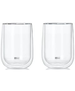 Ad Hoc Набір склянок для кави і чаю з подвійними стінками Duo Glass 400 мл 2 шт.