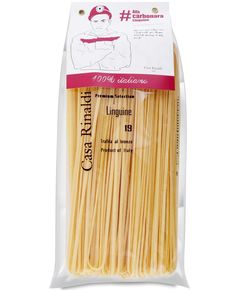 Casa Rinaldi Паста Лінгвіні Карбонара 500 г