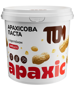ТОМ Паста арахісова з протеїном 1 кг