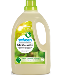 Sodasan Засіб рідкий для прання білих та кольорових речей Лайм органічний 20 циклів 1,5 л