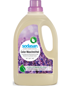 Sodasan Засіб рідкий для прання кольорових речей Лаванда органічний 20 циклів 1,5 л