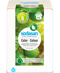 Sodasan Засіб рідкий для прання білих та кольорових речей Лайм органічний 66 циклів Refill 5 л