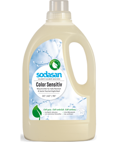 Sodasan Засіб рідкий для прання білих та кольорових речей Для чутливої шкіри органічний 20 циклів 1,5 л