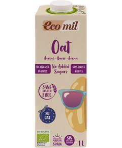 Ecomil Напій вівсяний без цукру безглютеновий органічний 1 л