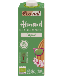 Ecomil Напій мигдалевий з сиропом агави безглютеновий органічний 1 л