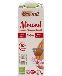 Ecomil Напій мигдалевий без цукру безглютеновий органічний 1 л