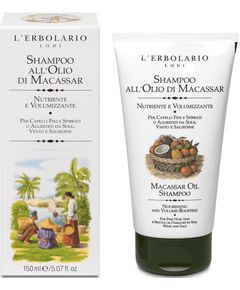 L'Erbolario Шампунь для тонкого і ламкого волосся Олія Макассар 150 мл