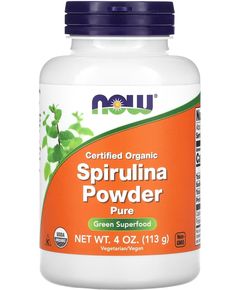 Now Foods Спіруліна порошок органічний 113 г