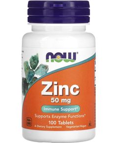 Now Foods Цинк Глюконат 50 мг 100 таблеток