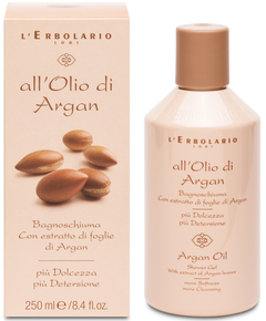 L'Erbolario Гель для душу та ванни Арганова Олія 250 мл