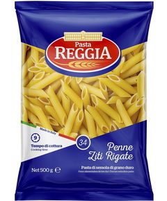 Reggia Паста Пенне Зіті Рігате Penne Ziti Rigate №34 500 г