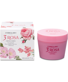 L'Erbolario Крем для тіла Три Троянди 200 мл