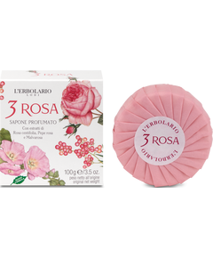 L'Erbolario Мило ароматизоване Три Троянди 100 г