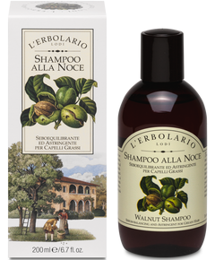L'Erbolario Шампунь для жирного волосся Волоський Горіх 200 мл