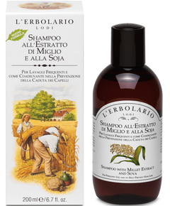 L'Erbolario Шампунь проти випадіння волосся Просо-Соя 200 мл