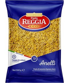 Reggia Паста Анеллі Anelli №79 500 г