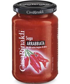 Casa Rinaldi Соус томатний Аррабьята з перцем чилі 350 г