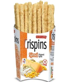 Crispins Хлібні палички Рисово-Кукурудзяні з Сиром органічні 60 г